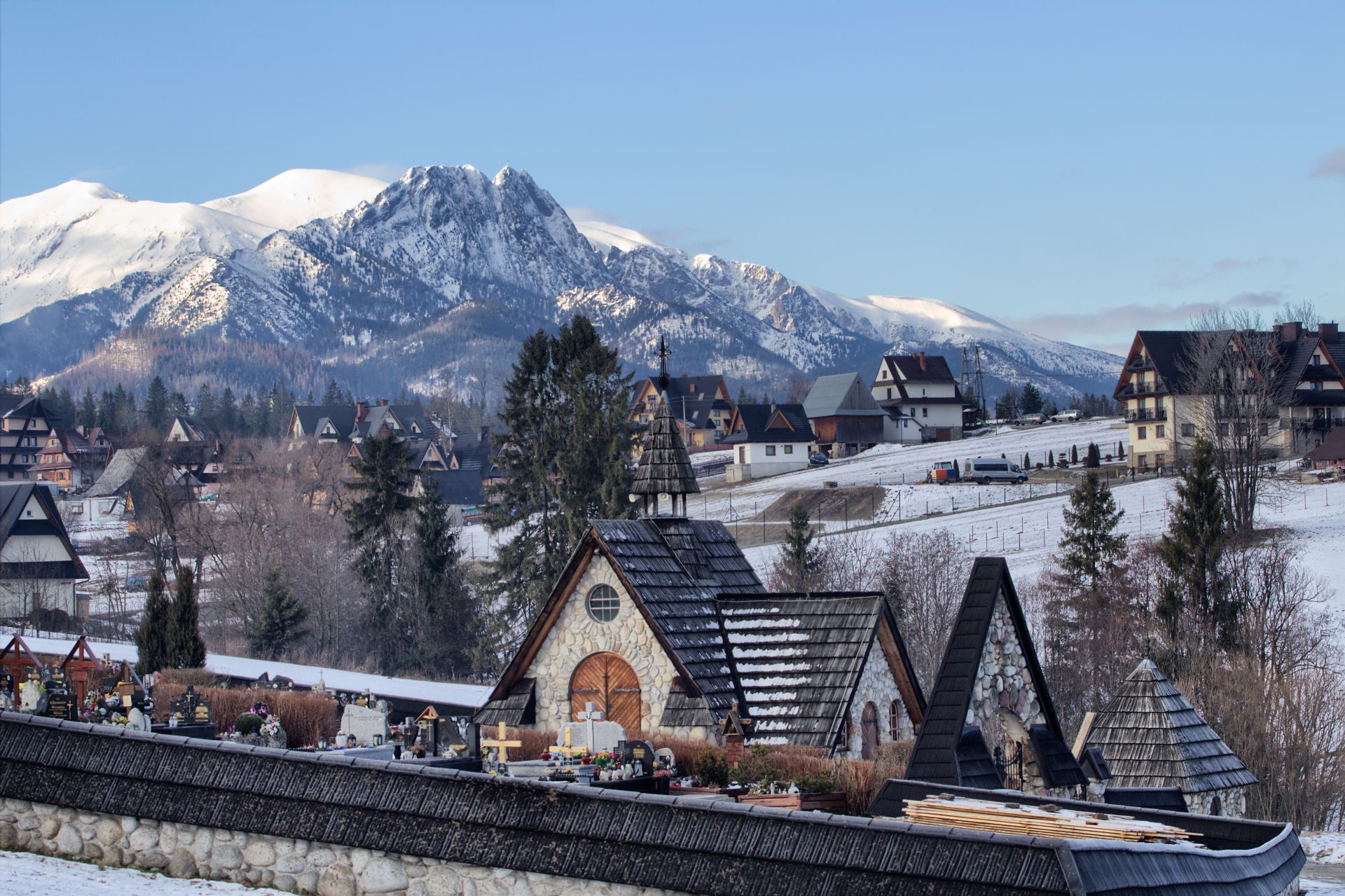 Krajobraz Tatr i Zakopane